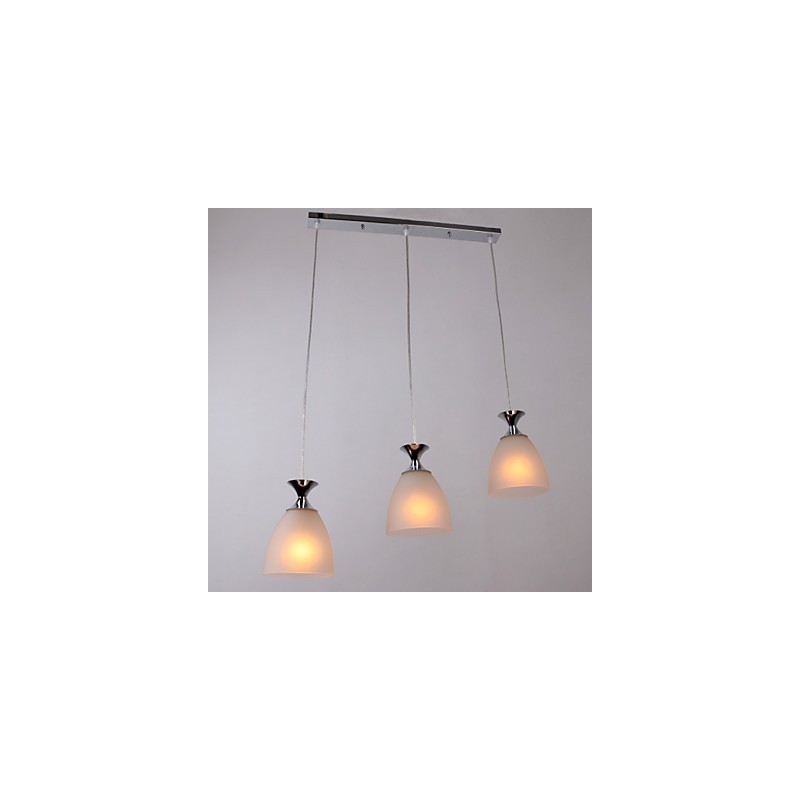 Modern Contemporary Island Mini Style Chrome Pendant Light