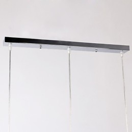 Modern Contemporary Island Mini Style Chrome Pendant Light