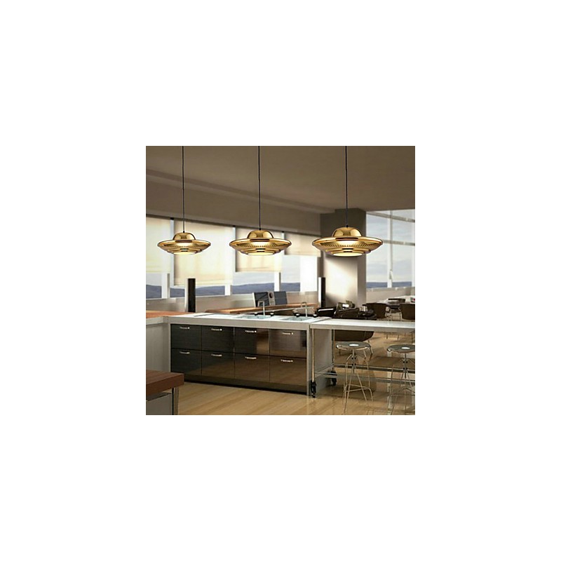 Country Electroplated Metal Pendant Light Garage