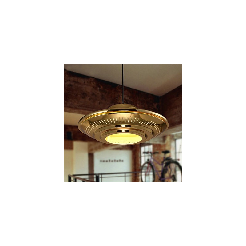 Country Electroplated Metal Pendant Light Garage