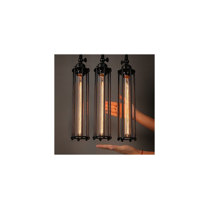 Creative European Style Restoring Ancient Ways Wrought Iron Alcatraz Single Head Droplight