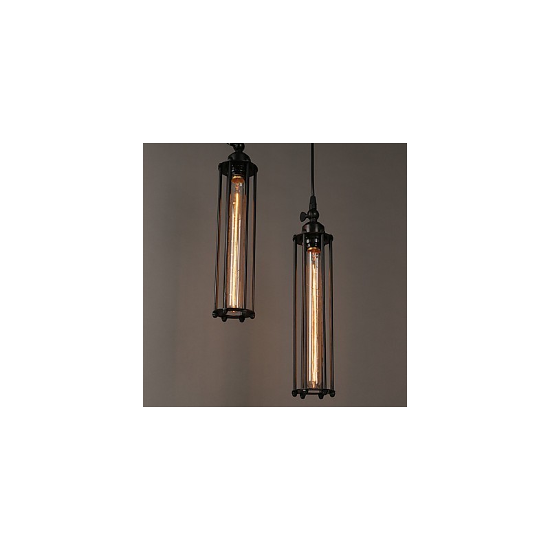 Creative European Style Restoring Ancient Ways Wrought Iron Alcatraz Single Head Droplight