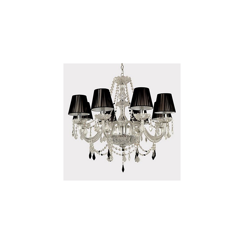 Elegant Crystal Chandelier with 8 Lights