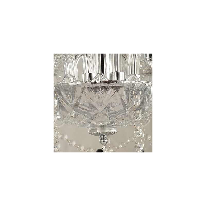 Elegant Crystal Chandelier with 8 Lights