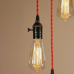 Country Mini Style Electroplated Metal Flush Mount