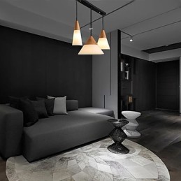 Modern Contemporary Mini Style Chrome Metal Chandelier