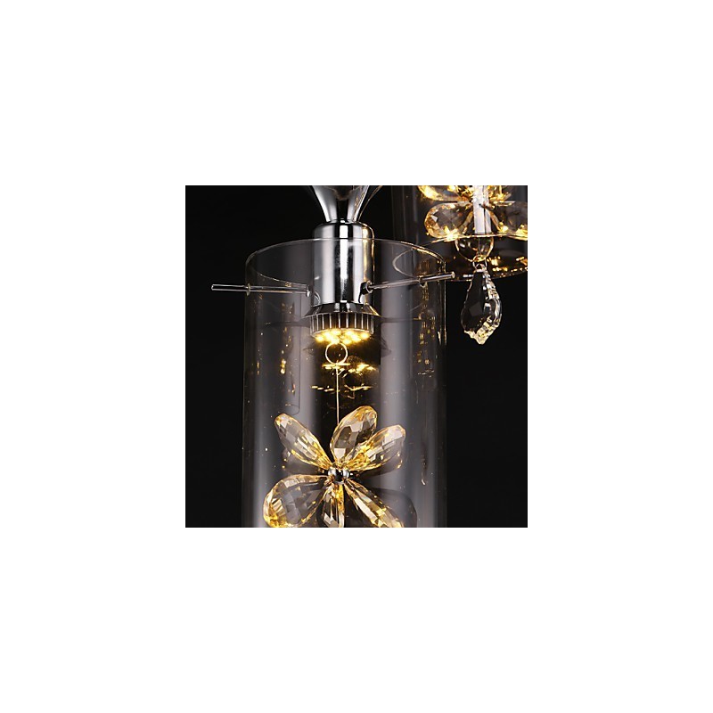 Modern Contemporary Crystal Others Glass Pendant Light