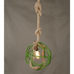 Retro Cafe Art Chandelier Chandelier Rope