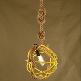 Retro Cafe Art Chandelier Chandelier Rope