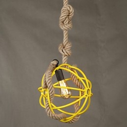 Retro Cafe Art Chandelier Chandelier Rope