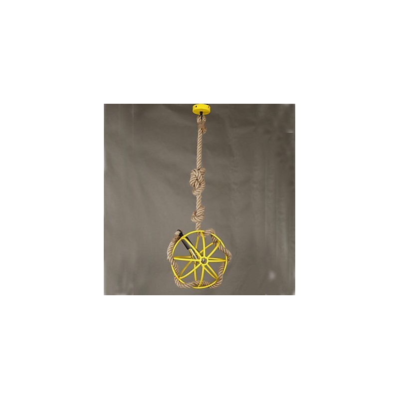 Retro Cafe Art Chandelier Chandelier Rope